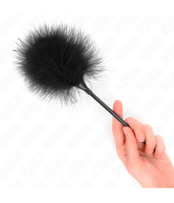 Kink - plumas para cosquillas negro usado para el kit bondage 27 cm