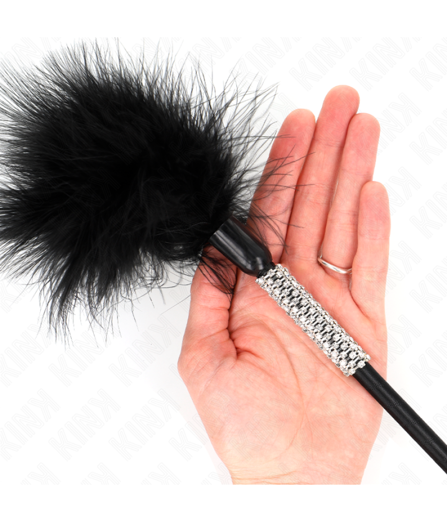 Kink - plumas para cosquillas con mango de diamantes de imitaciÓn 50 cm