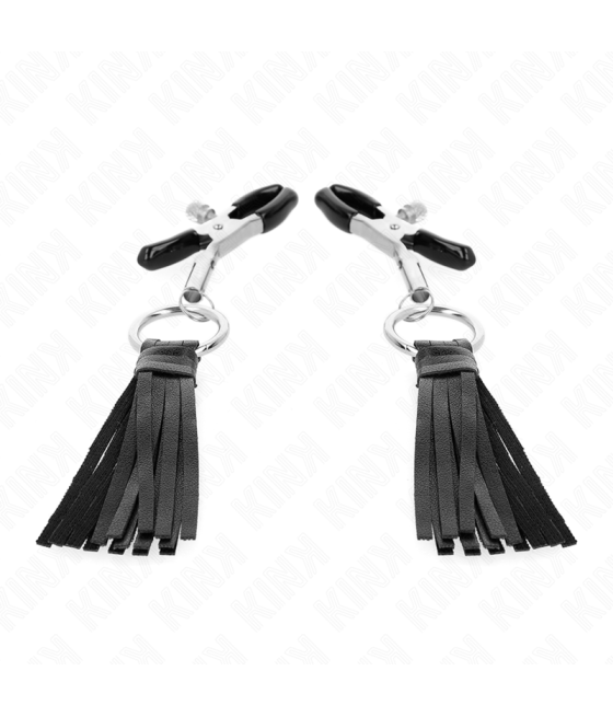 Kink - pinzas para pezones con borlas de polipiel 6 cm