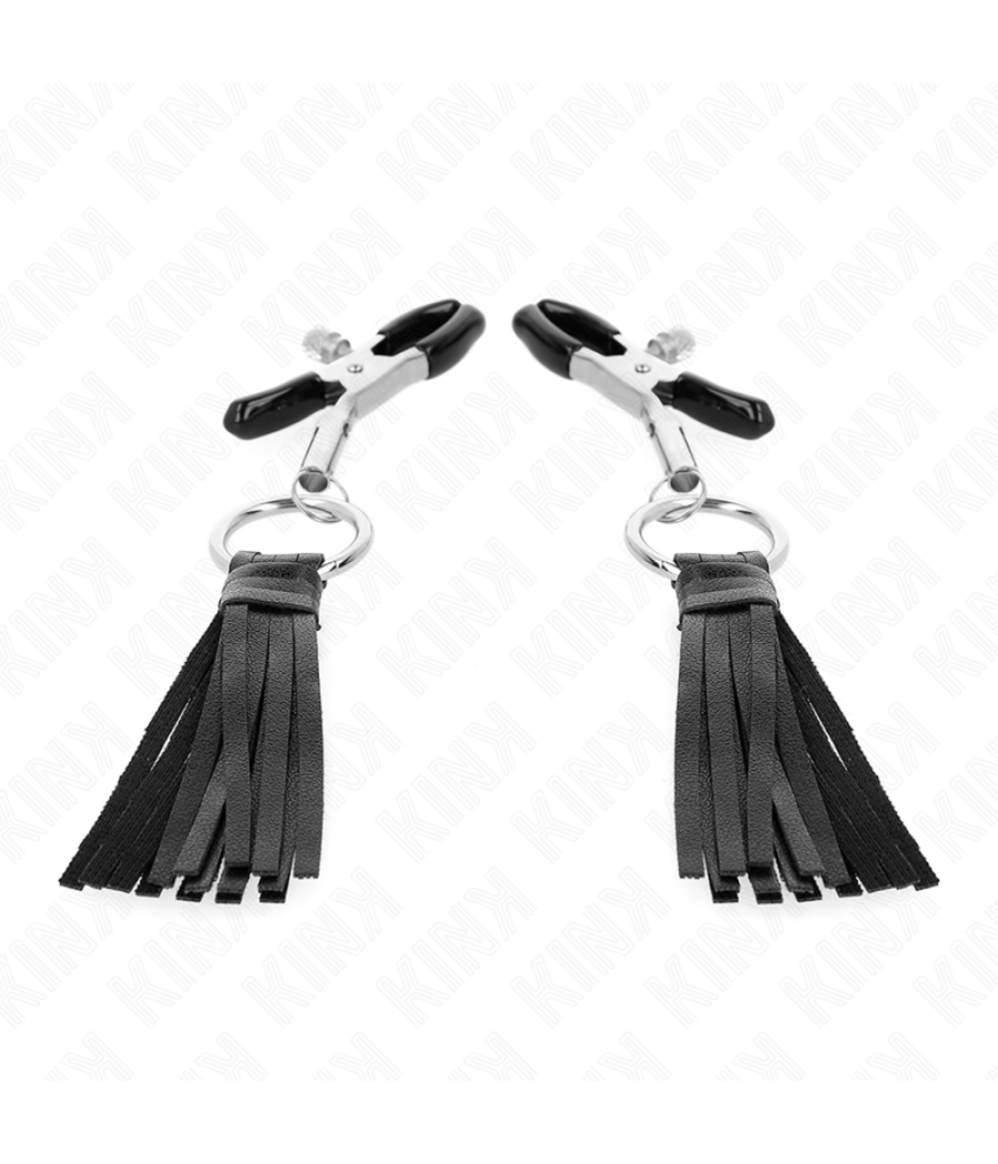 Kink - pinzas para pezones con borlas de polipiel 6 cm