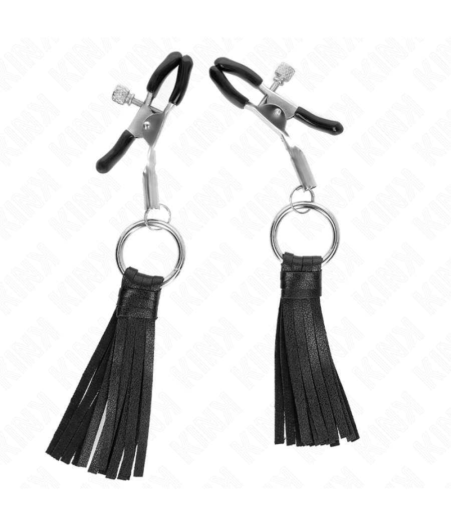 Kink - pinzas para pezones con borlas de polipiel 6 cm