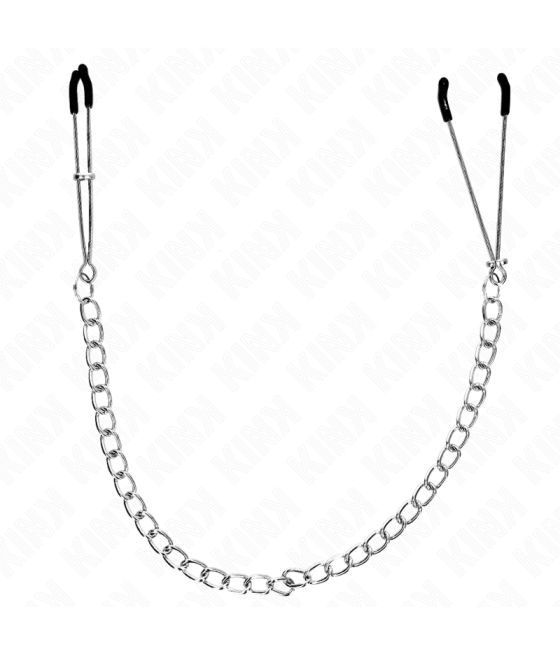 Kink - pinzas para pezones fina con cadena gruesa 30 cm