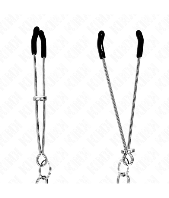 Kink - pinzas para pezones fina con cadena gruesa 30 cm