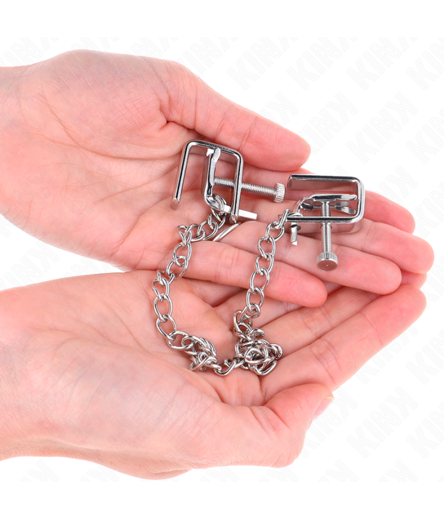 Kink - pinzas para pezones compresora tornillo de banco con cadena 30 cm