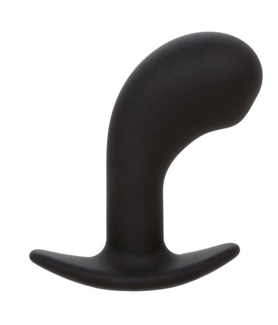 Calexotics - rock bottom plug anal curvado 10 vibraciones silicona negro