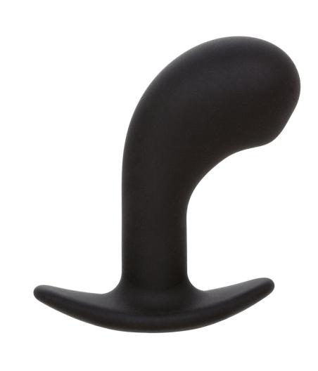 Calexotics - rock bottom plug anal curvado 10 vibraciones silicona negro