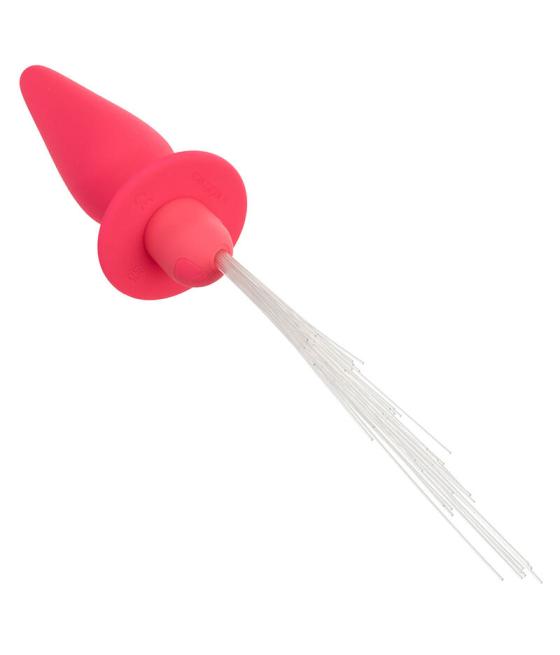 Calexotics - southern lights light up plug anal con luces 10 vibraciones silicona rosa