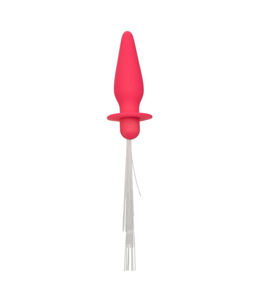 Calexotics - southern lights light up plug anal con luces 10 vibraciones silicona rosa