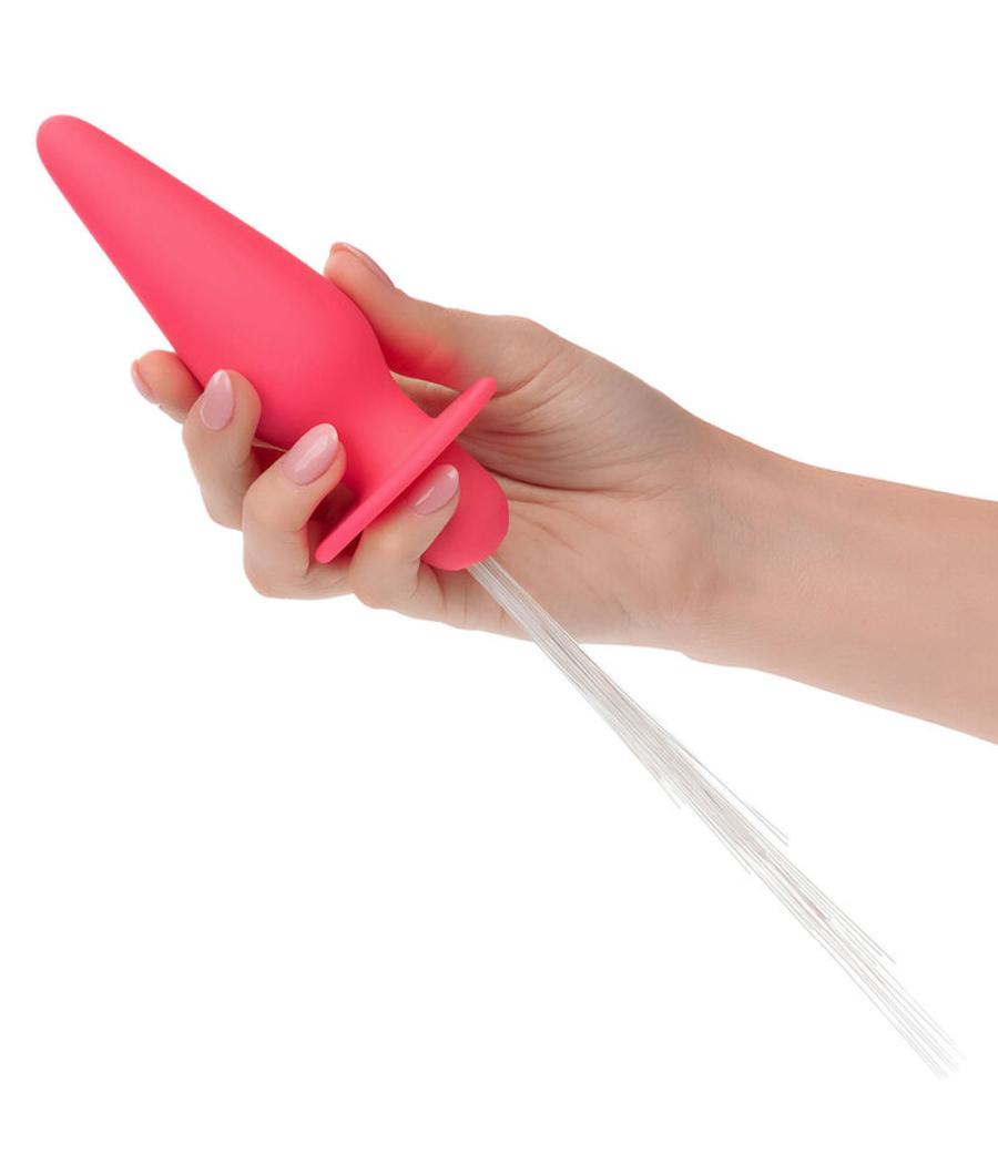 Calexotics - southern lights light up plug anal con luces 10 vibraciones silicona rosa