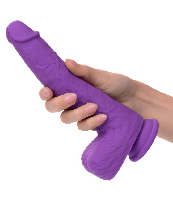 Calexotics - studs vibrador recargable y giratorio 10 vibraciones violeta