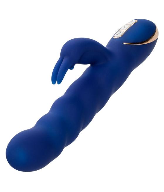 Calexotics - jack vibrador rabbit movimiento de ondas azul