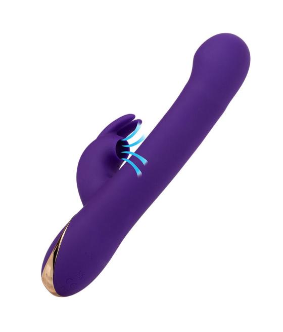 Calexotics - jack vibrador rabbit y estimulador 7 niveles de vibraciÓn y succiÓn azul