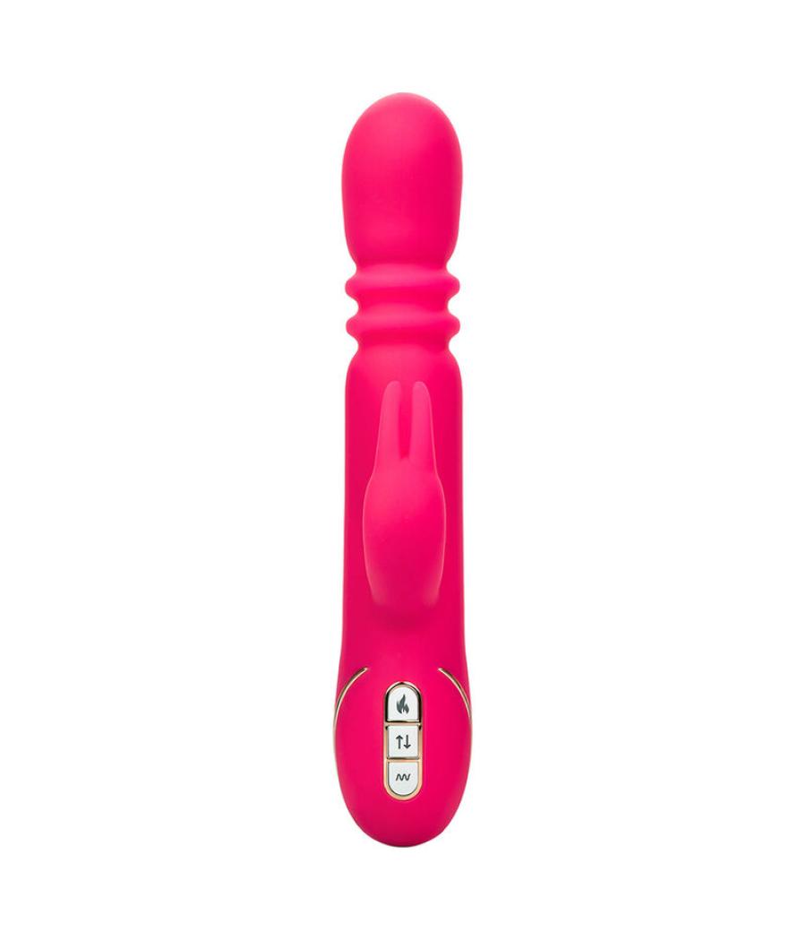 Calexotics - jack fantasy triple vibrador calentable rabbit rosa