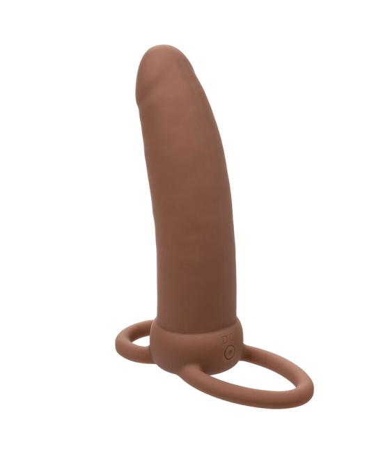 Calexotics - maxx doble penetrador grueso 10 vibraciones mulato