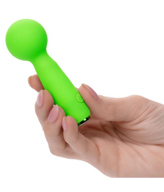 Calexotics - neon vibes the bubbly vibe mini masajeador 10 vibraciones verde