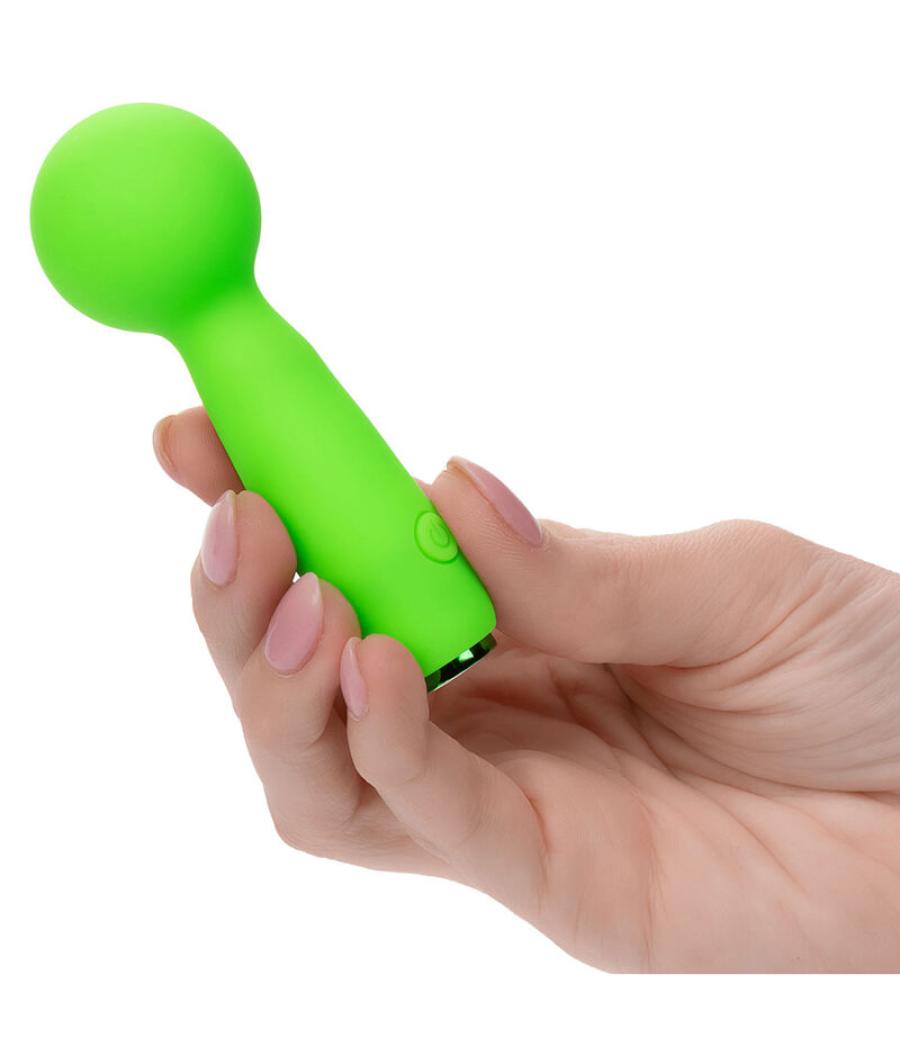 Calexotics - neon vibes the bubbly vibe mini masajeador 10 vibraciones verde