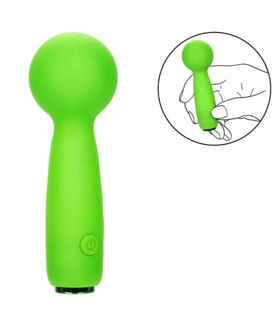 Calexotics - neon vibes the bubbly vibe mini masajeador 10 vibraciones verde