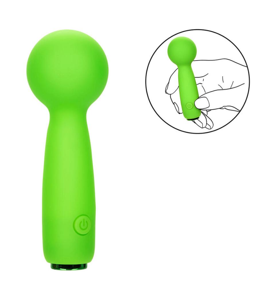 Calexotics - neon vibes the bubbly vibe mini masajeador 10 vibraciones verde