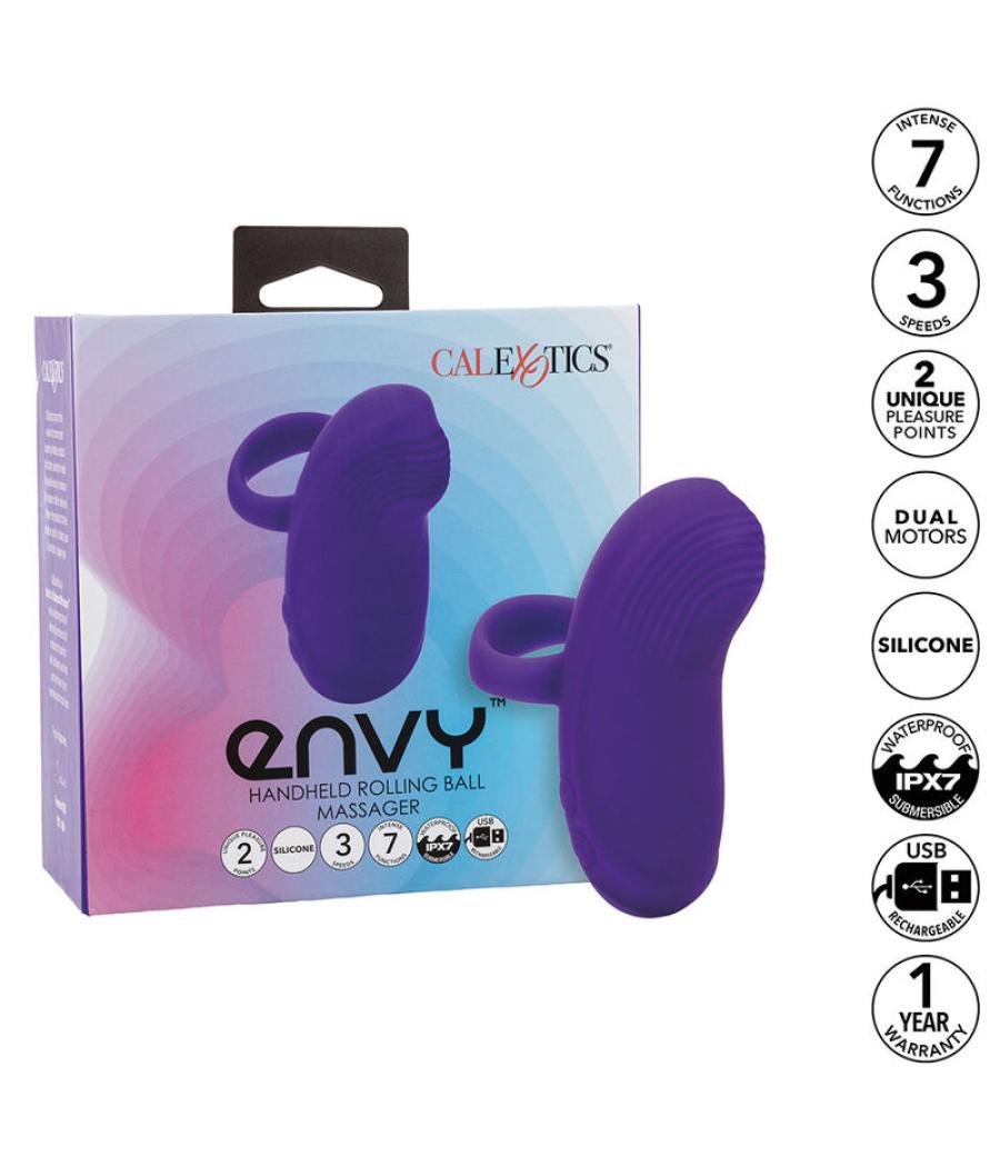 Calexotics - envy masajeador de bola rodante 7 vibraciones morado