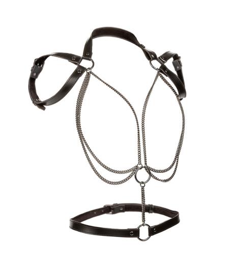 Calexotics - euphoria arnÉs estilo cabestro con mÚltiples cadenas premium