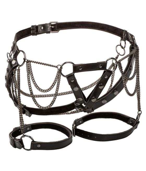Calexotics - euphoria arnÉs de muslo con cadenas premium talla plus