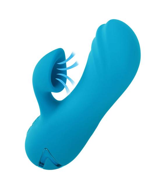 Calexotics - sunset beach seducer vibrador y estimulador 10 funciones azul