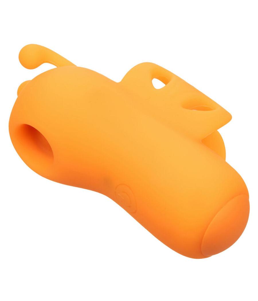 Calexotics - neon vibes the buzzing vibe estimulador de dedo 10 vibraciones naranja
