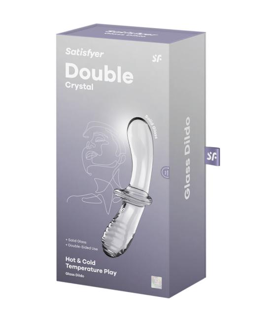 Satisfyer - double crystal dildo