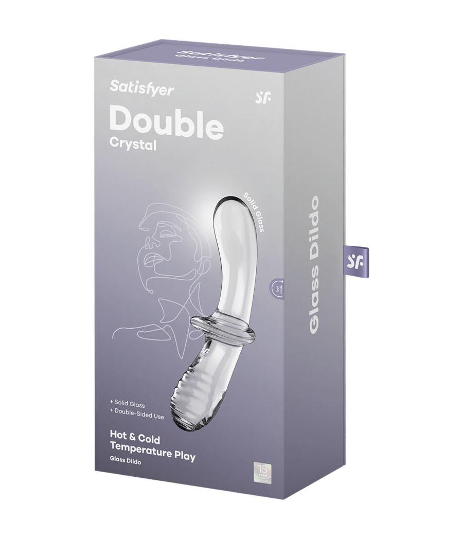Satisfyer - double crystal dildo