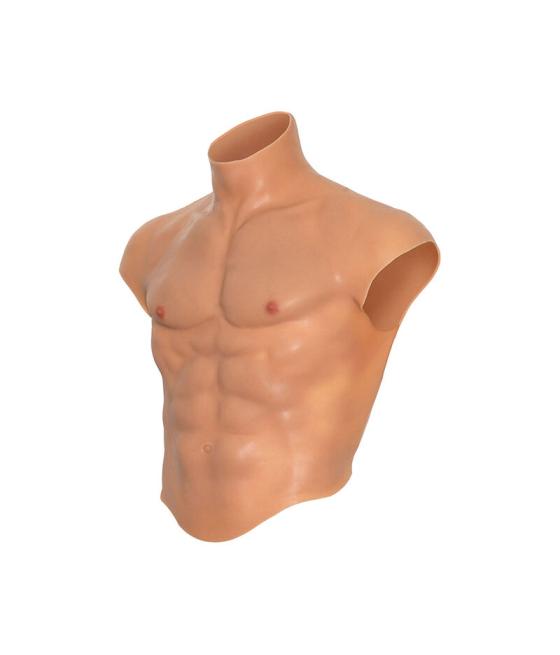 Hidden desire - alter ego camiseta silicona torso masculino con abdominales natural
