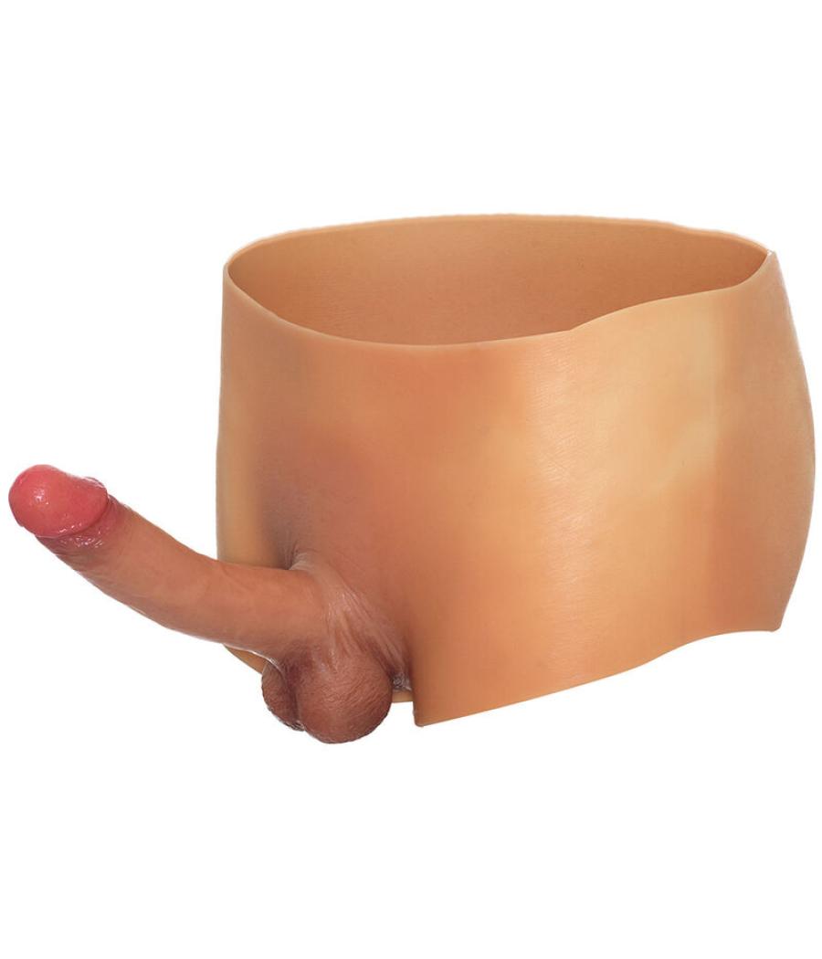 Hidden desire - alter ego bÓxer con pene 18 cm natural talla l