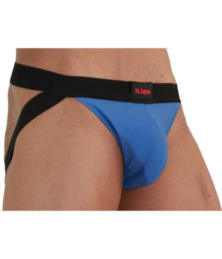 Burn - 008 jock azul / negro s