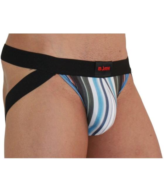 Burn - 009 jock multicolor / negro s