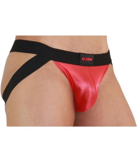 Burn - 010 jock rojo / negro s