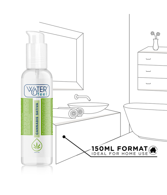 Waterfeel - lubricante cannabis 150 ml (caducidad prÓxima 31/01/25)