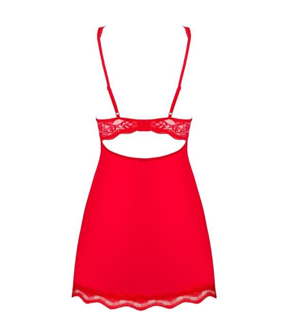 Obsessive - babydoll y tanga luvae rojo s/m