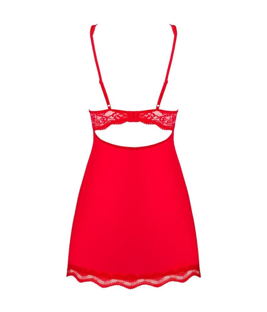 Obsessive - babydoll y tanga luvae rojo s/m