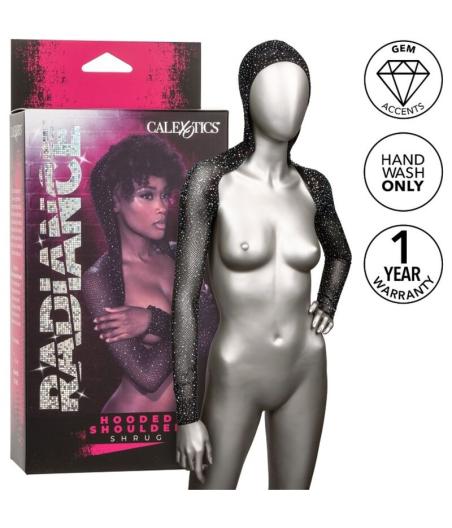 Calexotics - radiance encogimiento de hombros con capucha pedrerÍa