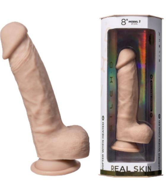 Silexd - real skin pene super realÍstico termo reactivo 21 cm premium silexpan natural