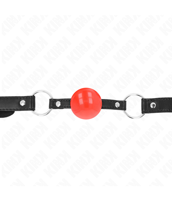 Kink - mordaza de bola 4 cm tpe rojo 60 x 2 cm
