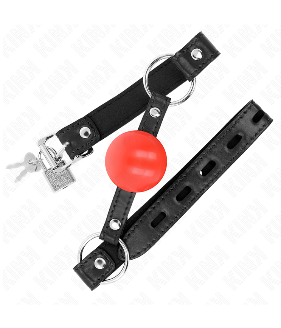 Kink - mordaza de bola 4 cm tpe rojo 60 x 2 cm