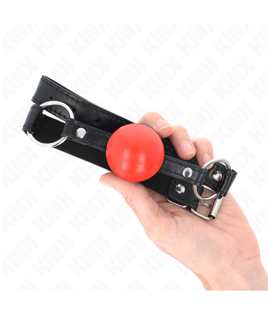 Kink - mordaza de bola 4 cm tpe rojo 60 x 2 cm