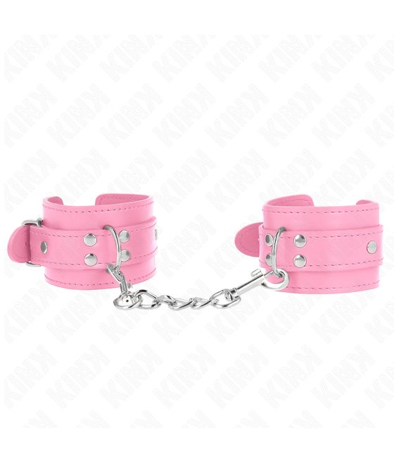 Kink - muÑequeras sencillas rosa ajustable 20-23 cm x 5.5 cm