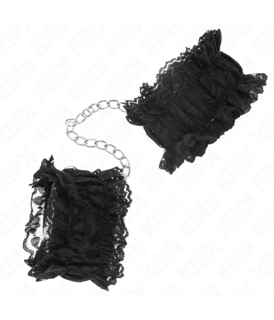 Kink - muÑequeras elÁsticas de encaje negro